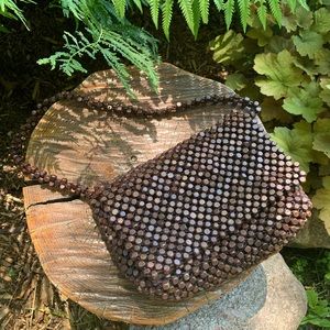 The Sak brown beaded purse